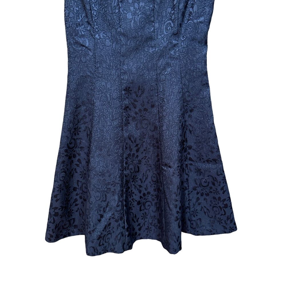 Max & Cleo Navy Blue Floral Dress - Picture 7 of 14